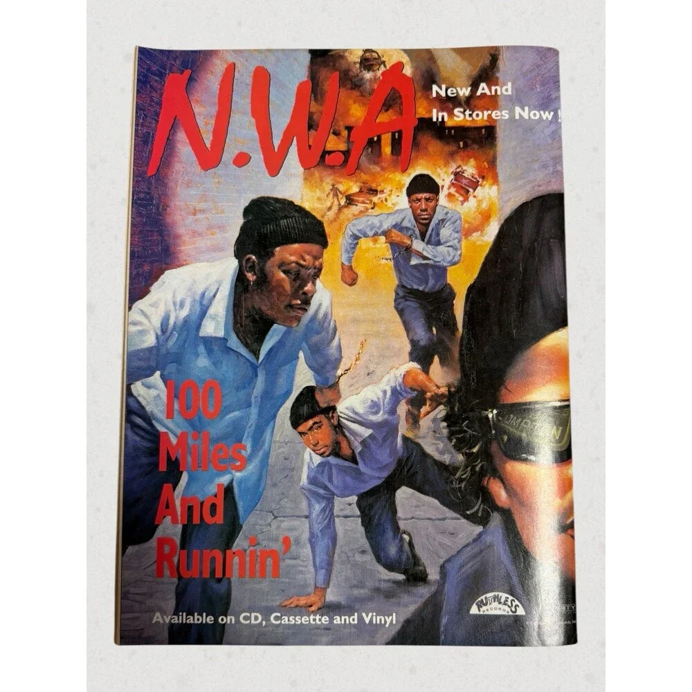 Vintage Rap Masters Magazine November 1990 LL Cool J NWA Queen Latifah RARE